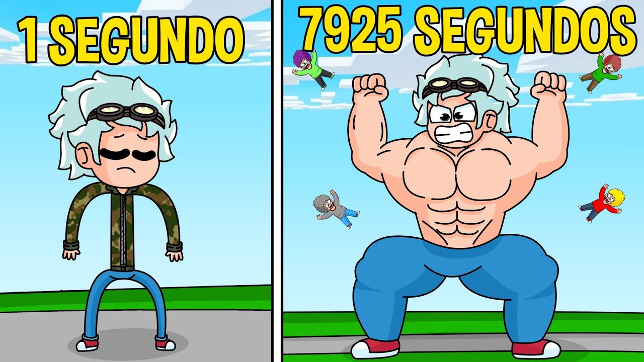 ¡ROBLOX pero TIENES +1 FUERZA CADA SEGUNDO! ROBLOX