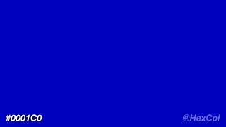 What does #0001C0 look like | Color Code Preview
