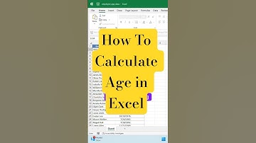 Calculate Age Automatically in Excel | DATEDIF Formula Tutorial!