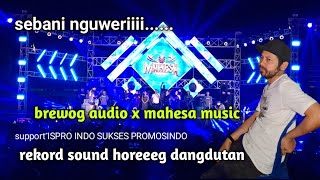 brewog audio speak dangdutan nyess...nyes... 🔥🔥 bersama mahesa music support ispro