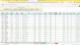 Excel Complaint Tracker: Customers and Locations (Sites)