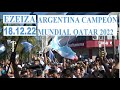 EZEIZA | FESTEJOS POR ARGENTINA CAMPEÓN DEL MUNDO 2022