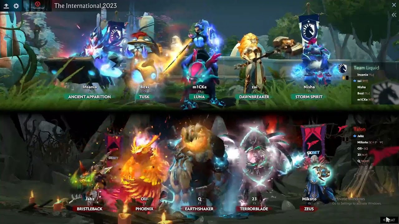 The International 2023  |  Playoffs | Talon Esports  vs Team Liquid - Game 2