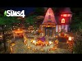 Autumn Halloween Cafe | The Sims4 Stop Motion Build | NoCC |【シムズ４建築】