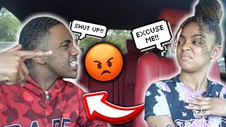 TELLING MY GIRLFRIEND TO “SHUT UP” TO SEE HER REACTION... *NEVER AGAIN*