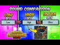 Low vs High vs Ultra SFX (PUBG MOBILE) Sound Quality Comparison Footsteps, Vehicles Guide/Tutorial
