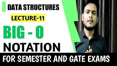 BIG-O Notation in Data Structures | Lec-11| For AKTU, HBTU, GBTU, GATE |and All University Students|