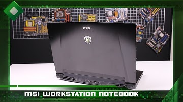 รีวิว MSI Workstation WT72 โน๊ตบุคเทพสำหรับคนทำงาน