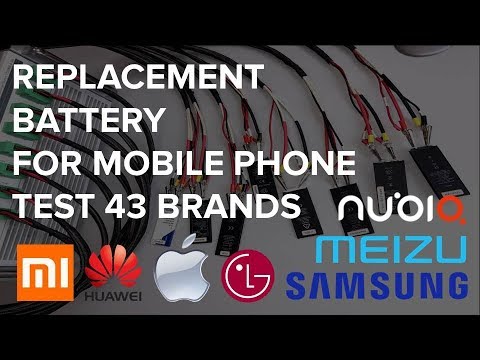 Replacing battery for the iPhone, Samsung, Xiaomi, Huawei. Test 43 brands: NOHON, Baseus, etc.