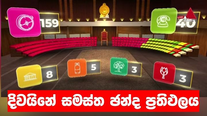 දිවයිනේ සමස්ත ඡන්ද ප්‍රතිඵලය-පාර්ලිමේන්තු මැතිවරණය 2024 | Parliamentary Election | All Island Result