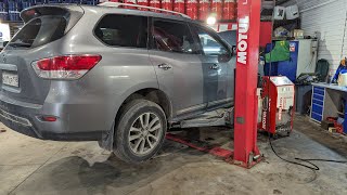 Замена масла в вариаторе Nissan Pathfinder R52 Jatco Jf017e