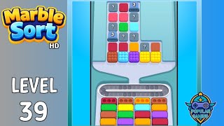 Marble Sort! Level 39: Gameplay Solution