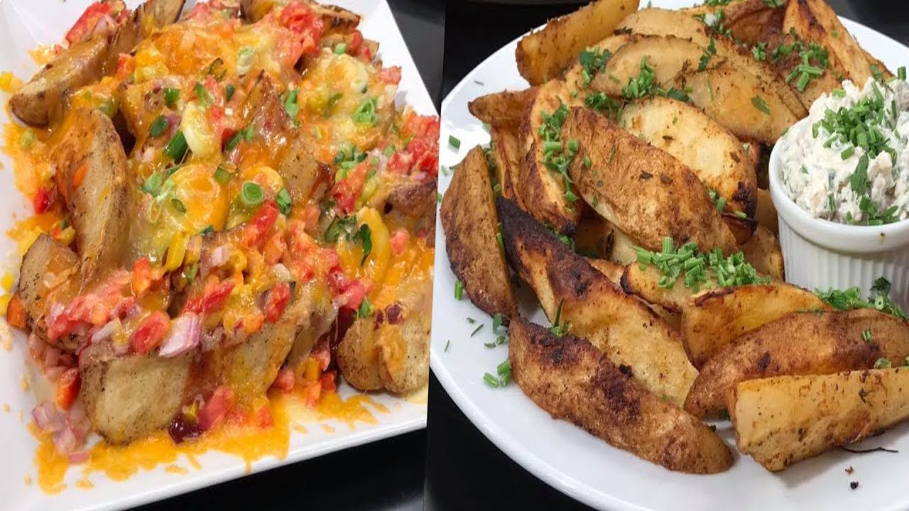 سنة أولي طبخ مع الشيف سارة عبد السلام | طريقة عمل البطاطس الودجز وتقديمها بطريقة بسيطة وشيك