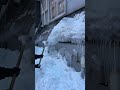 これはもう氷の壁だった