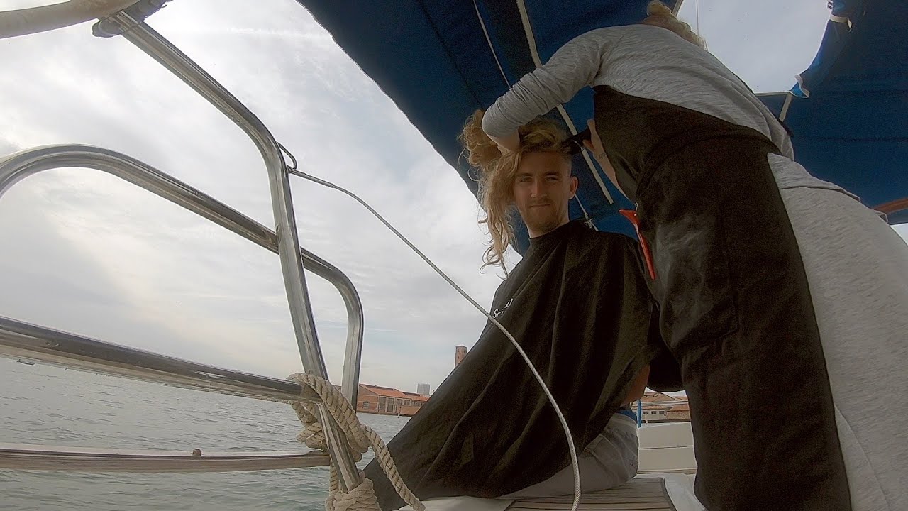 SHAVED ALL of Austins LONG Hair OFF - FULL VIDEO of it Being BUZZED - Super Long Hair to Super Short