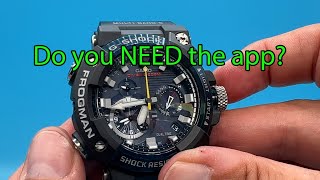 Setting and using ALL watch features WITHOUT app | G Shock GWF A1000 | Tide Adjusted on Frogman screenshot 3