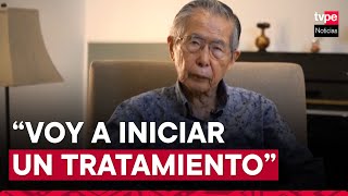 Alberto Fujimori revela que tiene tumor maligno en la lengua