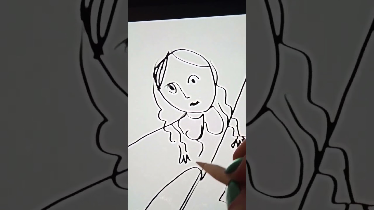 How Draw Wednesday Addams Netflix 