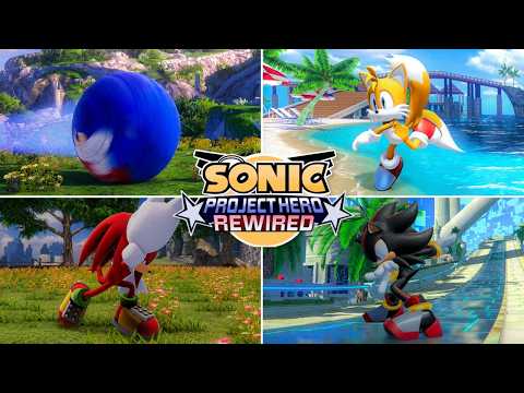 Sonic Project Hero Rewired - Full Game (Max Settings)