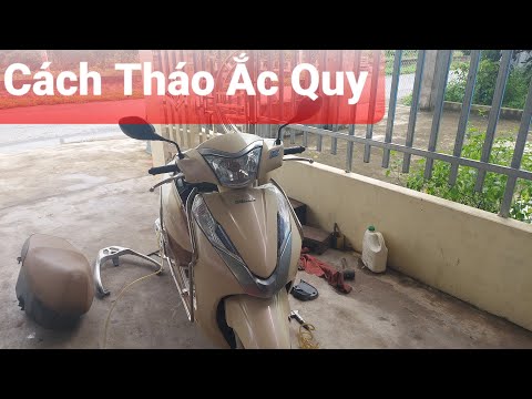 Video ắc quy xe lead 125 nằm ở đâu và cách tháo nhanh nhất - youtube