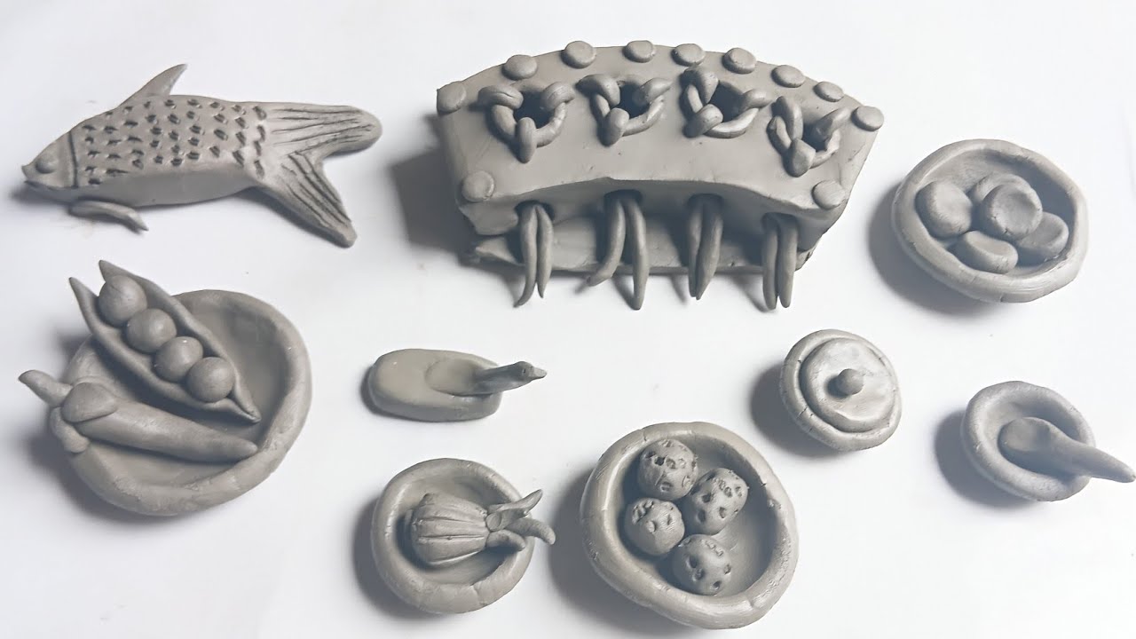 5 muh wale chule/new design mitti ka kitchen set  Mitti ka khilaina kaise banaye, mitti craft ideas 