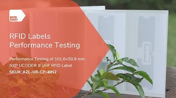 High-Performance Asset Tracking: Performance Testing of 101.6x50.8mm NXP UCODE®8 UHF RFID Label