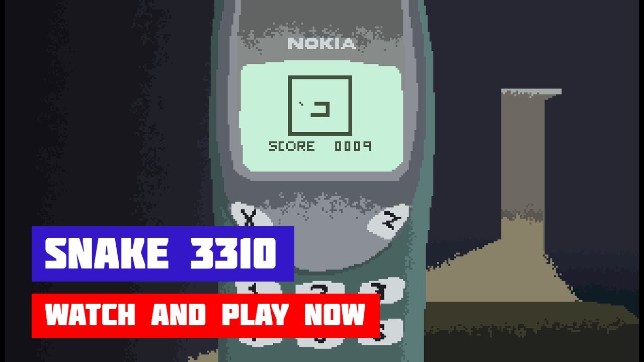 SNAKE 3310, Jogo de TERROR da Cobrinha do Nokia, Longplay Legendado em  Português