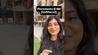 Placements at IIM ( unfiltered) under 60 seconds #iim #mba #iimlucknow #cat #cat2026 #mbastudent