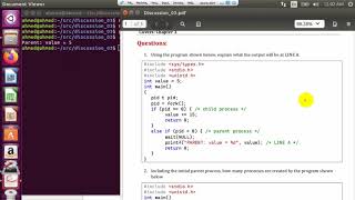OS 2023 - Discussion 3 - fork examples.