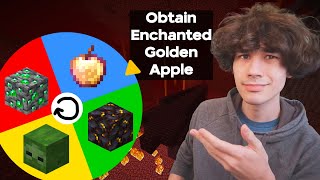 Wheel Decides Block/item I Speedrun...(Beacon + Netherite Shovel)