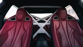 Athlete Statistics Lexus ISF with red GSF Seats