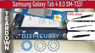 Samsung Galaxy Tab 4 8.0 SM-T331 📱 Teardown Take apart Tutorial