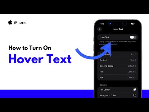 How to Turn On Hover Text on iPhone | Accessibility Zoom Feature Guide