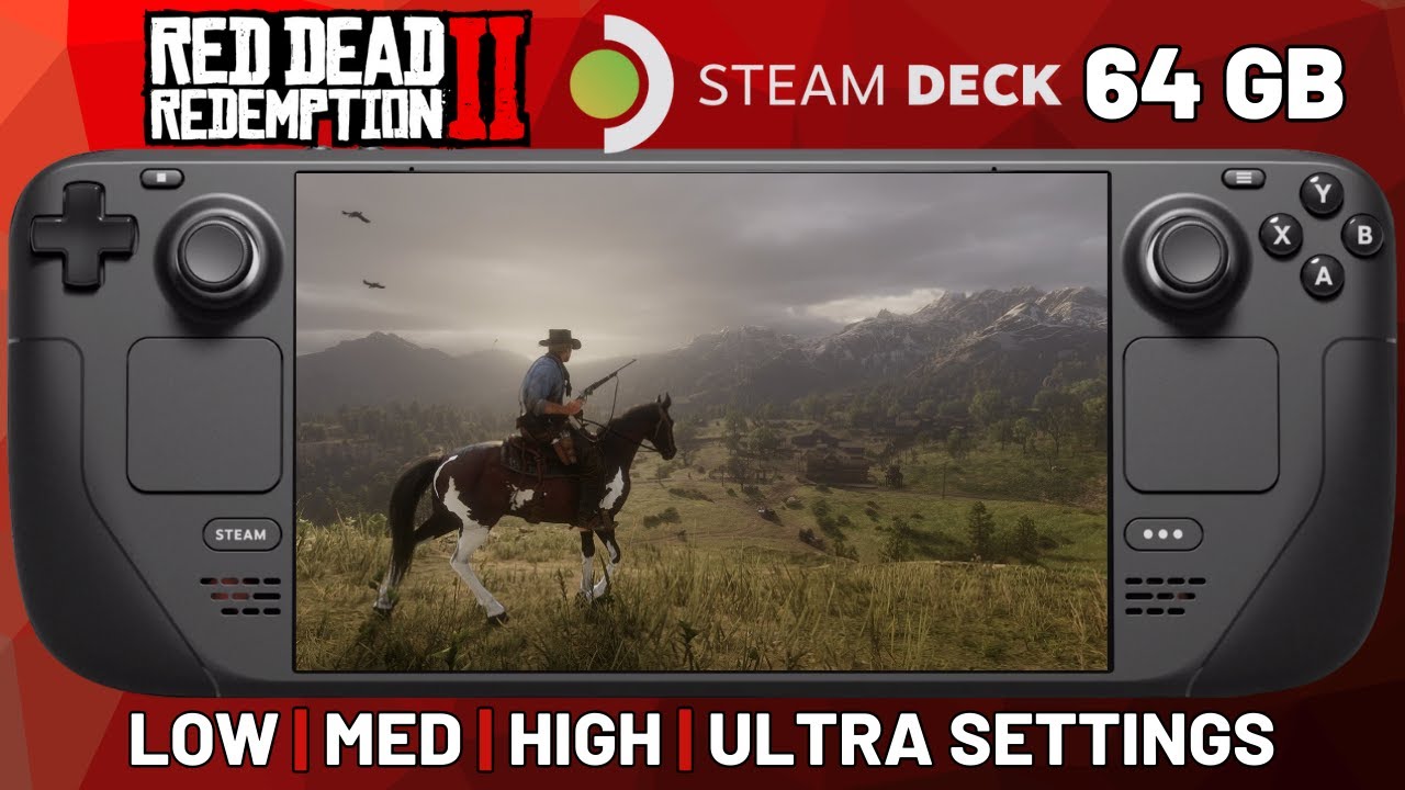 Red Dead Redemption 2 - Steam Deck Gameplay #1 - The Old West! 