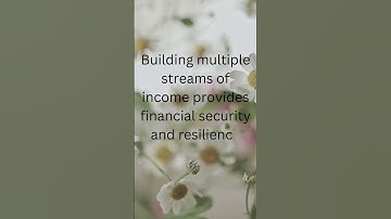 Unlock Financial Freedom: Build Multiple Income Streams! #shortsvideo  #financialfreedom #career