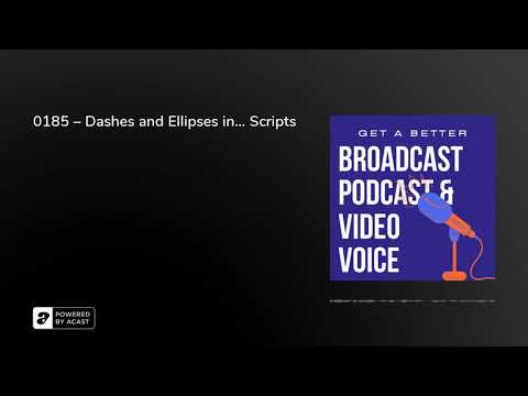0185 – Dashes and Ellipses in… Scripts