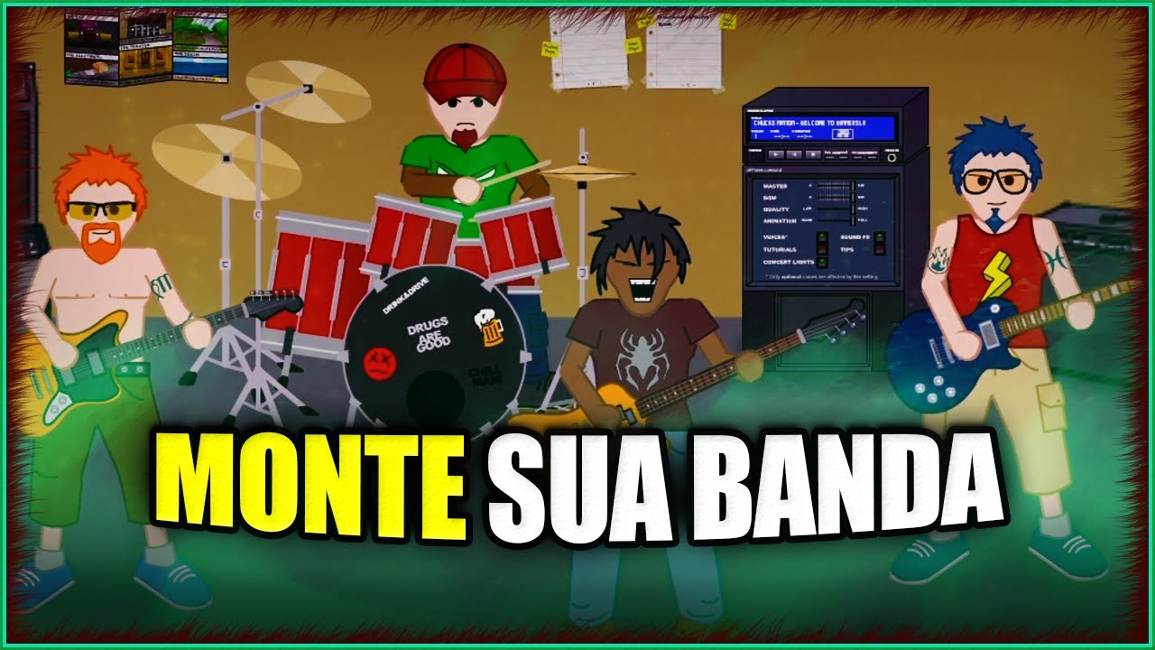 🎸 Jogo de Banda de Rock (Crie Músicas) • Punk-O-Matic 2 - YouTube