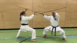 Bō-Uke-Renshū 棒受け練習 Bō-Uke-Renshū 棒受け練習