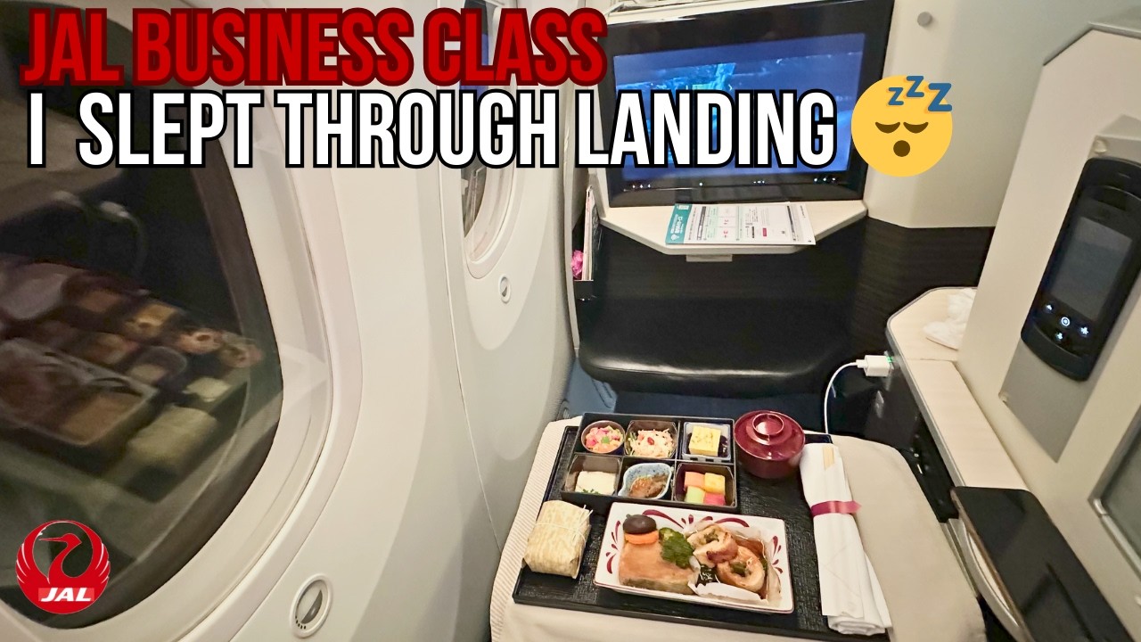 JAL Business Class So Good I Slept Through Landing 😴✈️ Manila to Tokyo