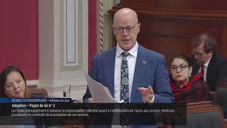 20251025 CH 012145 the National Assembly of Québec - Adoption - Projet de Loi 2 - 🤔