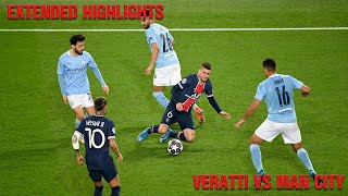 Marco Verratti vs Manchester City (2-0) (UCL Home) 2021 | Masterclass Performance | HD 1080i