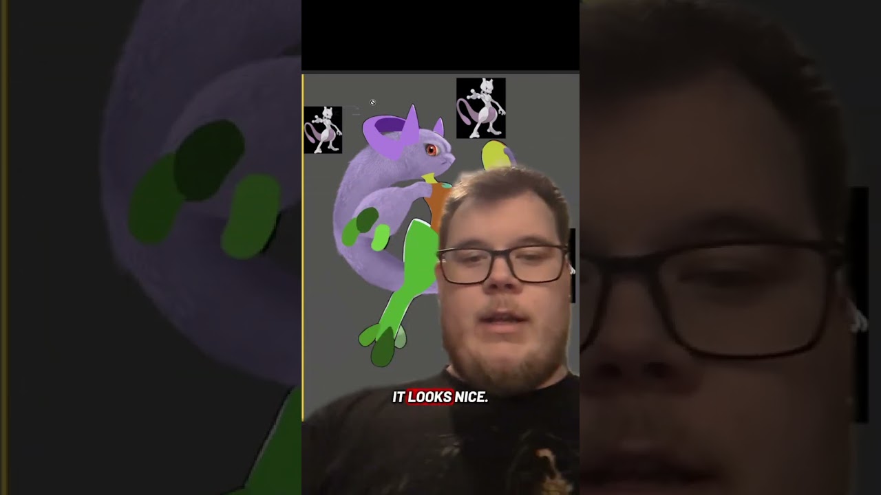 Turning Mewtwo realistic part 2 with fur 