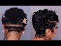 Save your short thin hair diy  sew in weave pixie cut salon quality weave