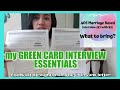 GREEN CARD INTERVIEW REQUIREMENTS (ENGLISH) | WHAT DOCUMENTS AM I BRINGING
