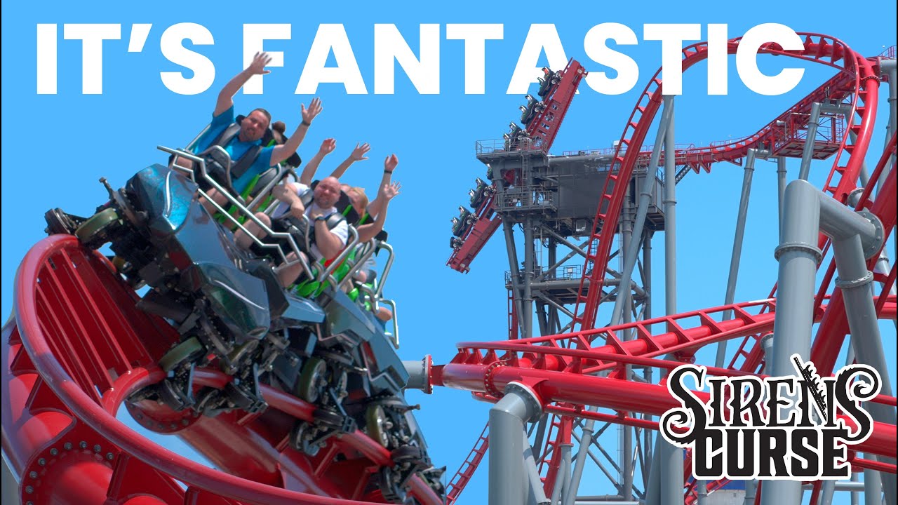 Siren's Curse Review | Cedar Point's First of it's Kind Tilt Coaster is AWESOME