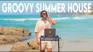 Groovy Summer House @ Beach ~ Julien Ray | Playlist & Remixes | 4k