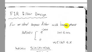 digital filter part 1