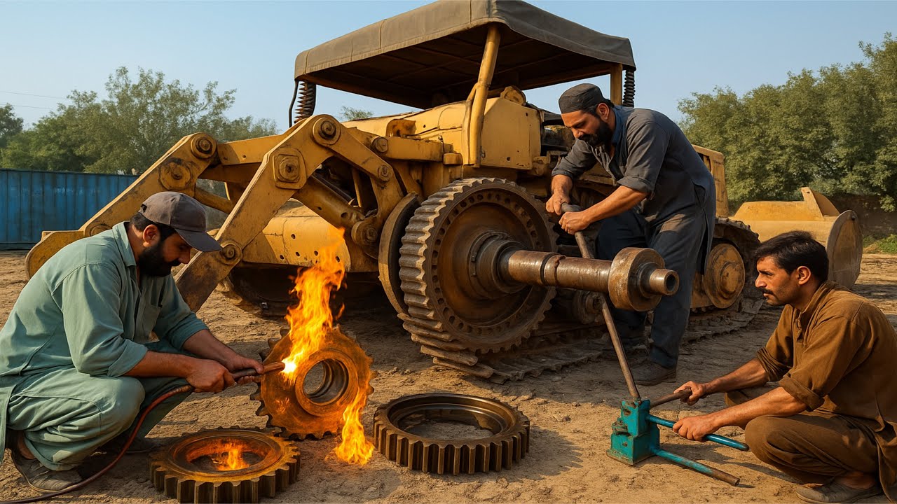 Top 3 Heavy Machinery Damage Parts Repair Using OldTechniques. Let's ...