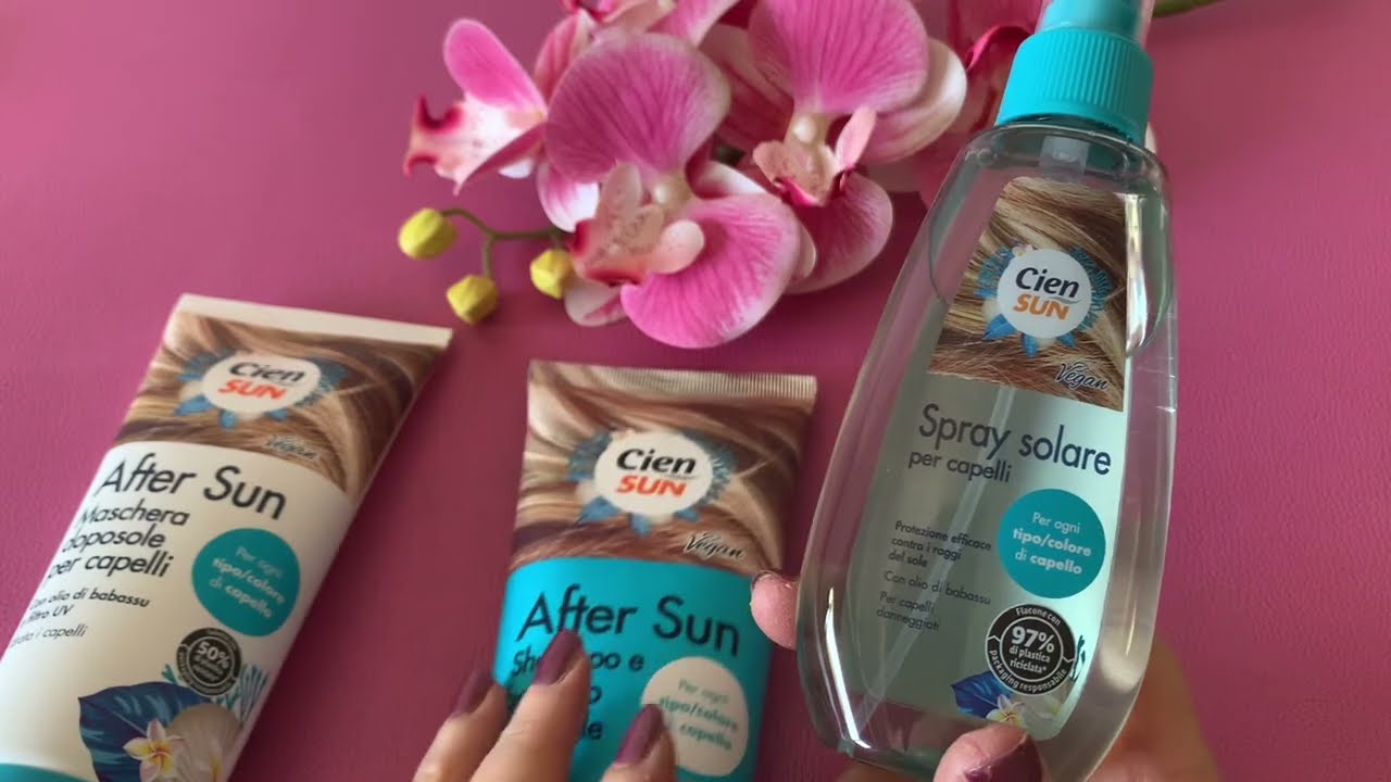 🌸 Nuova  linea Cien Sun  capelli ( con prime impressioni ) e nuova linea My Mood  Felce Azzurra 🌸