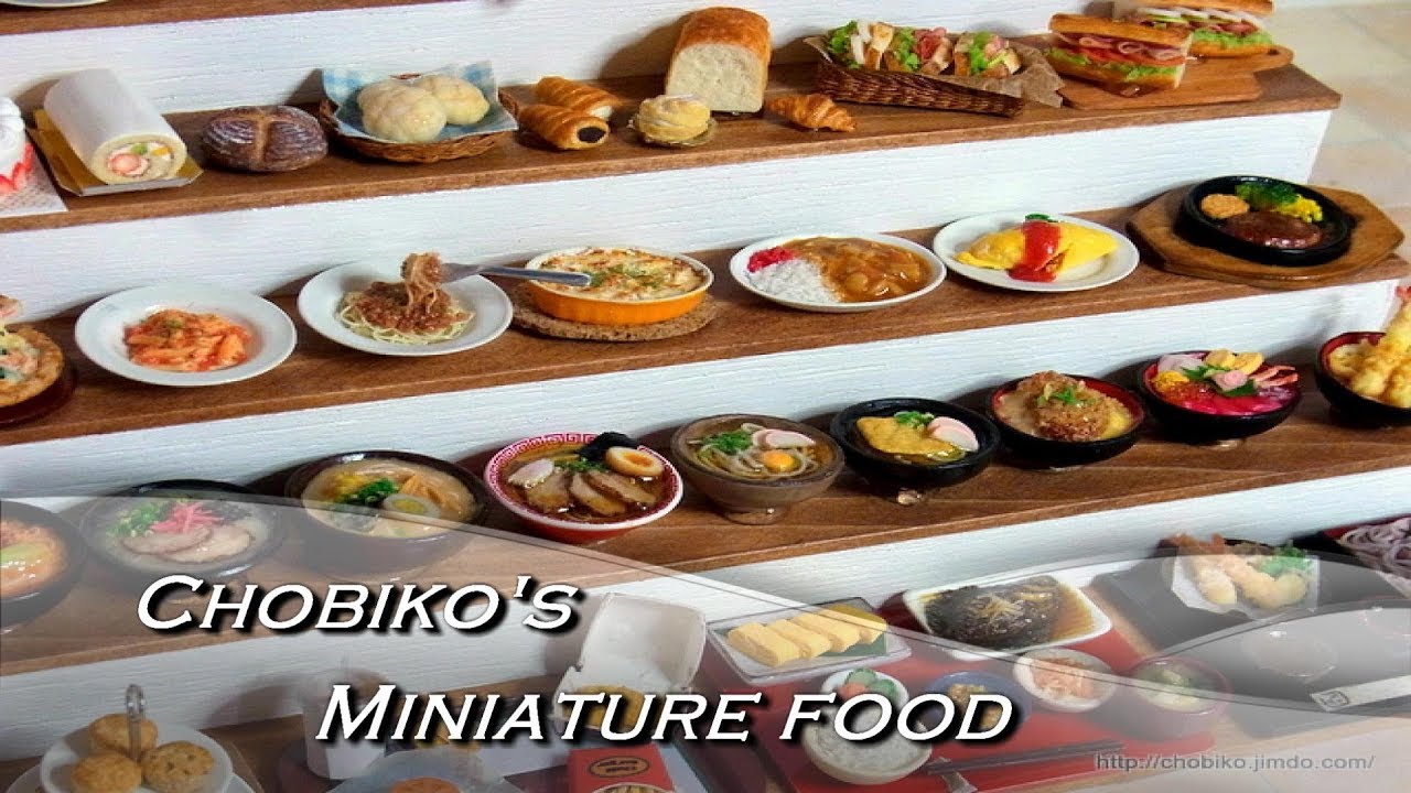 Miniature Food ちょび子のミニチュアフード紹介 Youtube